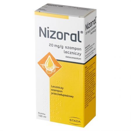 Nizoral 20mg/g, szampon przeciwłupieżowy, 100ml