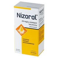Nizoral 20mg/g, szampon przeciwłupieżowy, 6 saszetek po 6ml
