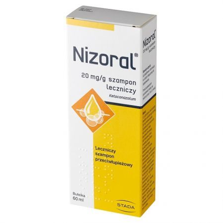 Nizoral 20mg/g, szampon przeciwłupieżowy, 60ml