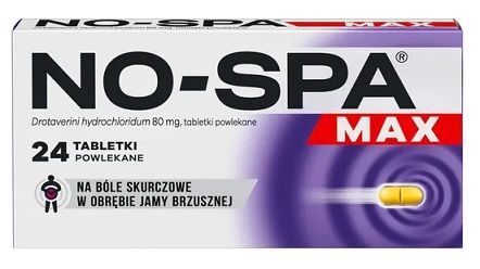No-Spa MAX 80mg, 24 tabletki