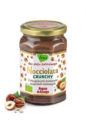 Nocciolata, krem z orzechów laskowych i kakao, crunchy, bezglutenowy, 250g