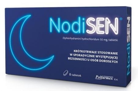 Nodisen 50mg, 8 tabletek