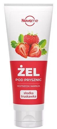 Novame, żel pod prysznic, słodka truskawka, 250ml