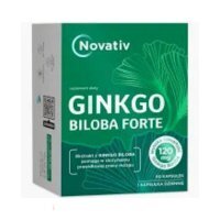 Novativ, Ginko Biloba Forte, 60 kapsułek