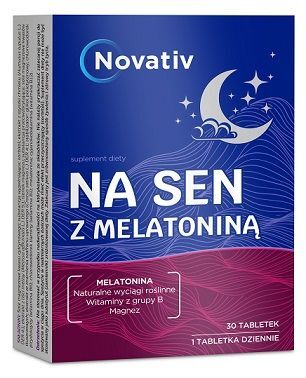 Novativ, Na sen z melatoniną, 30 tabletek