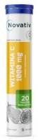 Novativ, witamina C 1000mg, smak cytrynowy, 20 tabletek musujących