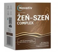 Novativ, żeń-szeń complex, 60 tabletek powlekanych