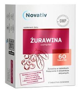 Novativ, Żurawina complex, 60 tabletek