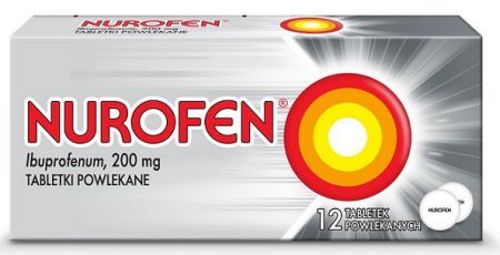 Nurofen 200mg, 12 tabletek