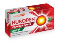 Nurofen Express Forte Mini 400mg, 20 kapsułek
