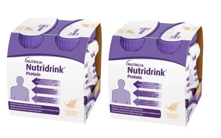 Nutridrink Protein, produkt odżywczy wysokobiałkowy, smak waniliowy, płyn, 8x125ml
