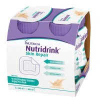 Nutridrink Skin Repair, produkt odżywczy wysokoenergetyczny, smak waniliowy, płyn, 4x200ml