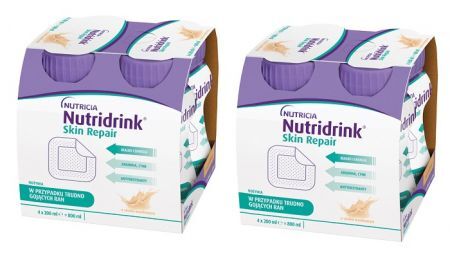 Nutridrink Skin Repair, produkt odżywczy wysokoenergetyczny, smak waniliowy, płyn, 8x200ml