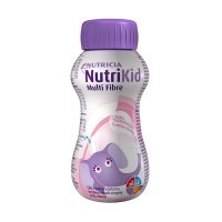 NutriKid Multi Fibre, produkt odżywczy wysokoenergetyczny, smak truskawkowy, płyn, 200ml