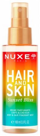 Nuxe Hair and Skin Sunset Bliss, mgiełka zapachowa do włosów i ciała, kokos, wanilia, gardenia, 100ml