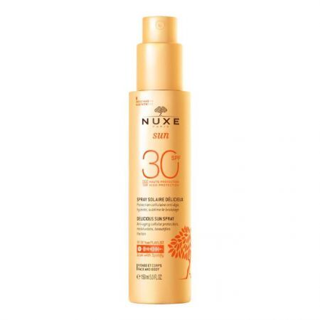 Nuxe Sun, mleczko do opalania do twarzy i ciała, spray, SPF 30, 150ml