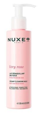 Nuxe Very Rose, kremowe mleczko do demakijażu, 200ml