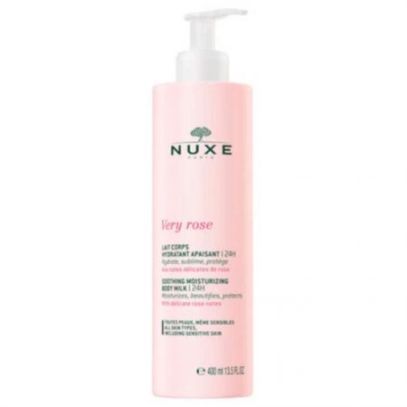 Nuxe Very Rose, nawilżające mleczko do ciała, 400ml