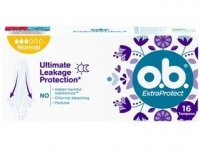 OB, ExtraProtect, Normal, tampony higieniczne, 16 sztuk