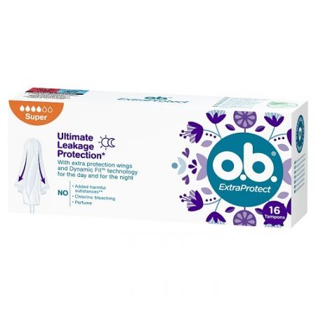 OB, ExtraProtect, Super, tampony higieniczne, 16 sztuk