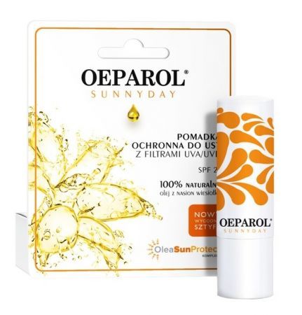 Oeparol Sunnyday, pomadka ochronna do ust, 4,8g
