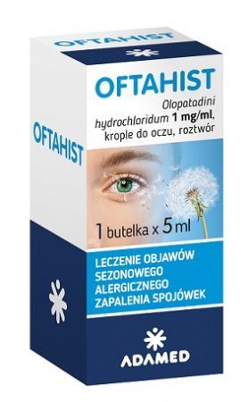 Oftahist 1mg/ml, krople do oczu, 5ml