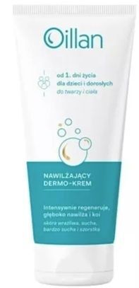 Oillan Avena Oil Active, nawilżający dermo-krem, dla dorosłych i dzieci od 1 dnia życia, 200ml
