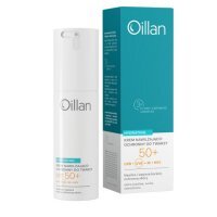 Oillan Hydrating, krem nawilżająco-ochronny do twarzy, SPF50+, 50ml