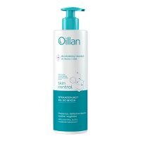 Oillan Skin Control, wygładzający żel do mycia ciała i twarzy, skóra szorstka, sucha, z niedoskonałościami, 400ml