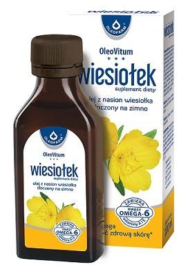OleoVitum, olej z nasion wiesiołka, tłoczony na zimno, 100ml