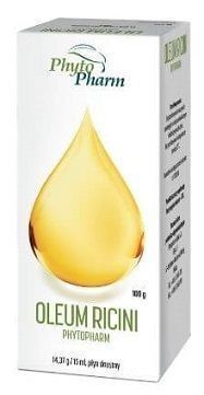 Oleum Ricini (olej rycynowy) 14,34g/15ml, płyn doustny, 105ml