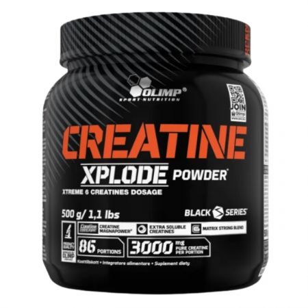 Olimp Creatine Xplode Powder, smak pomarańczowy, 500g