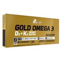 Olimp Gold Omega 3 D3 + K2 Sport Edition, 60 kapsułek