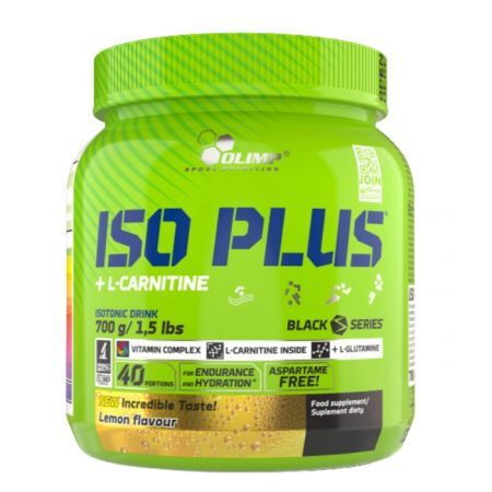 Olimp Iso Plus + L-Carnitine, smak cytrynowy, 700g