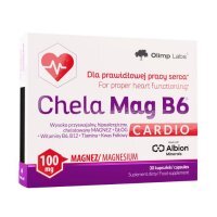 Olimp Labs, Chela-Mag B6 Cardio, 30 kapsułek
