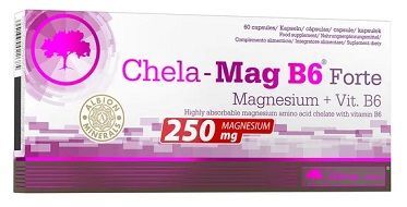 Olimp Labs, Chela-Mag B6 Forte, magnez + witamina B6, 60 kapsułek