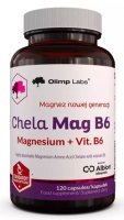 Olimp Labs, Chela-Mag B6, magnez + witamina B6, 120 kapsułek