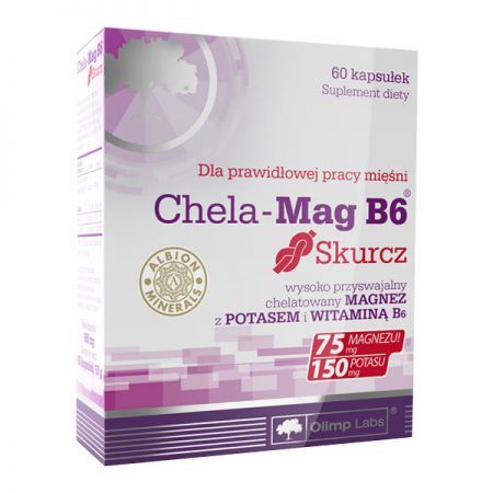 Olimp Labs, Chela-Mag B6 Skurcz, 60 kapsułek