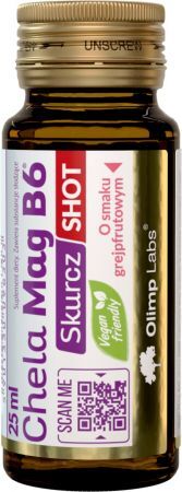 Olimp Labs, Chela-Mag B6 Skurcz Shot, płyn, smak grejpfrutowy, 25ml