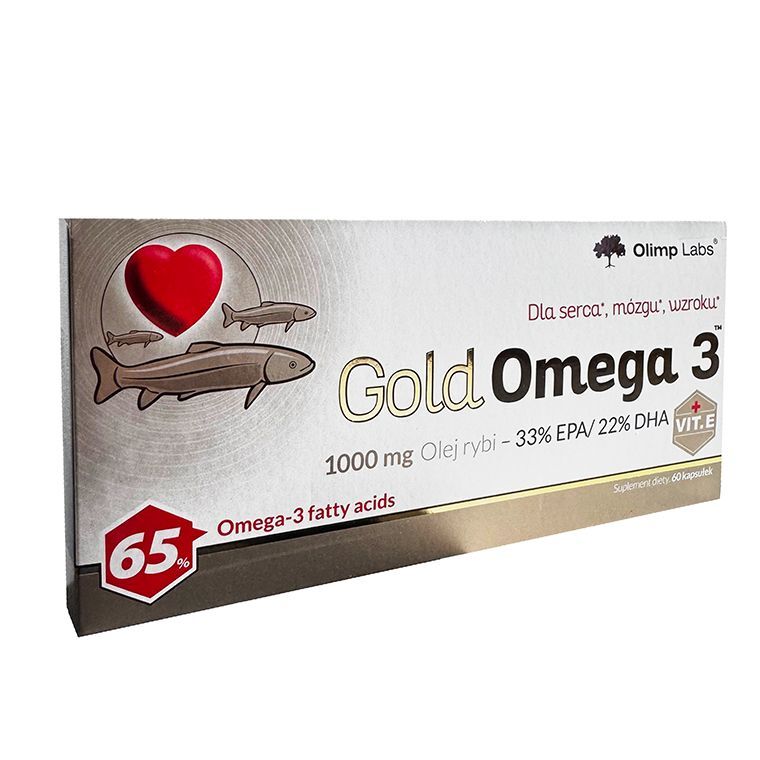 Olimp Labs, Gold Omega 3 Mocne Serce, 60 kapsułek Preparaty