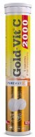 Olimp Labs, Gold-Vit C 2000, smak pomarańczowy, 20 tabletek musujących