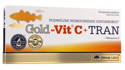 Olimp Labs, Gold-Vit C + Tran, 30 kapsułek