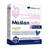 Olimp Labs, Maślan sodu max, 60 kapsułek