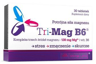 Olimp Labs, Tri-Mag B6, 30 tabletek