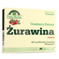 Olimp Labs, Żurawina Premium, 30 kapsułek