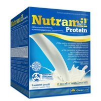 Olimp Nutramil Complex Protein, preparat odżywczy, smak waniliowy, 72g x 6 saszetek