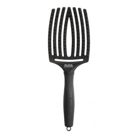 Olivia Garden, Fingerbrush Combo Large, szczotka do włosów z naturalnym włosiem z dzika, rozmiar L, 1 sztuka