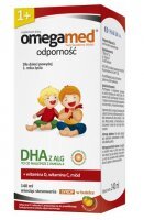 Omegamed Odporność 1+, syrop o smaku pomarańczowym, dla dzieci po 1 roku życia, 140ml