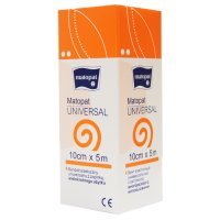 Opaska elastyczna, Matopat Universal, 10cmx5m, z zapinką, 1 sztuka