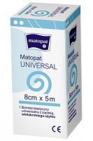 Opaska elastyczna, Matopat Universal, 8cmx5m, z zapinką, 1 sztuka